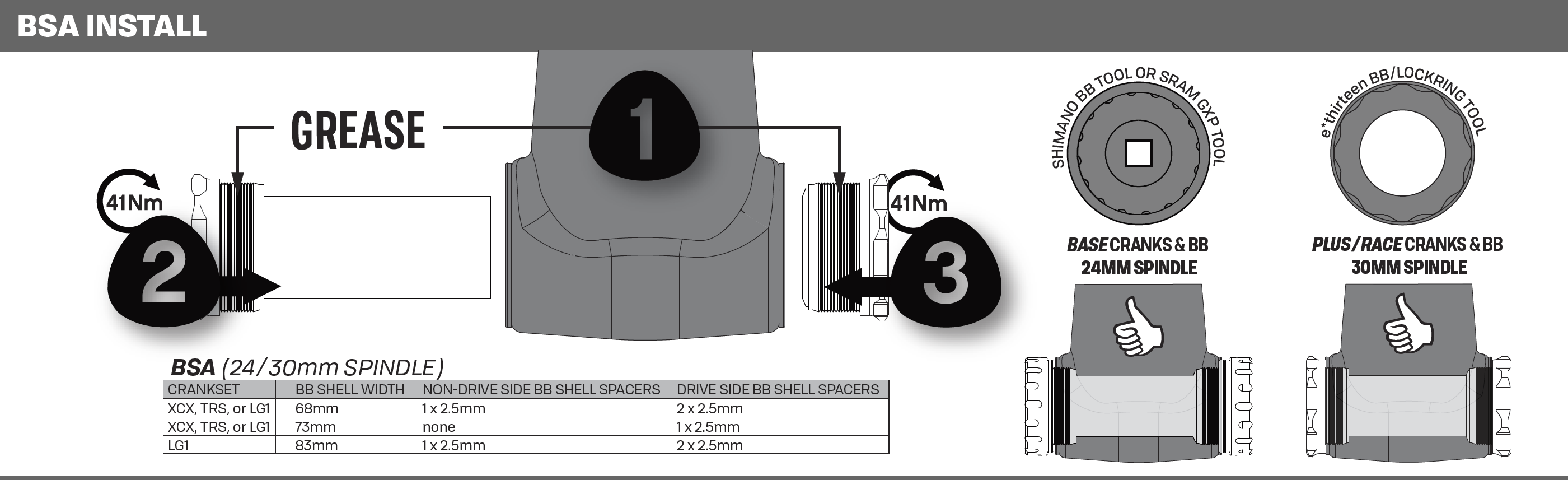 bottom bracket spacers – Retrogression