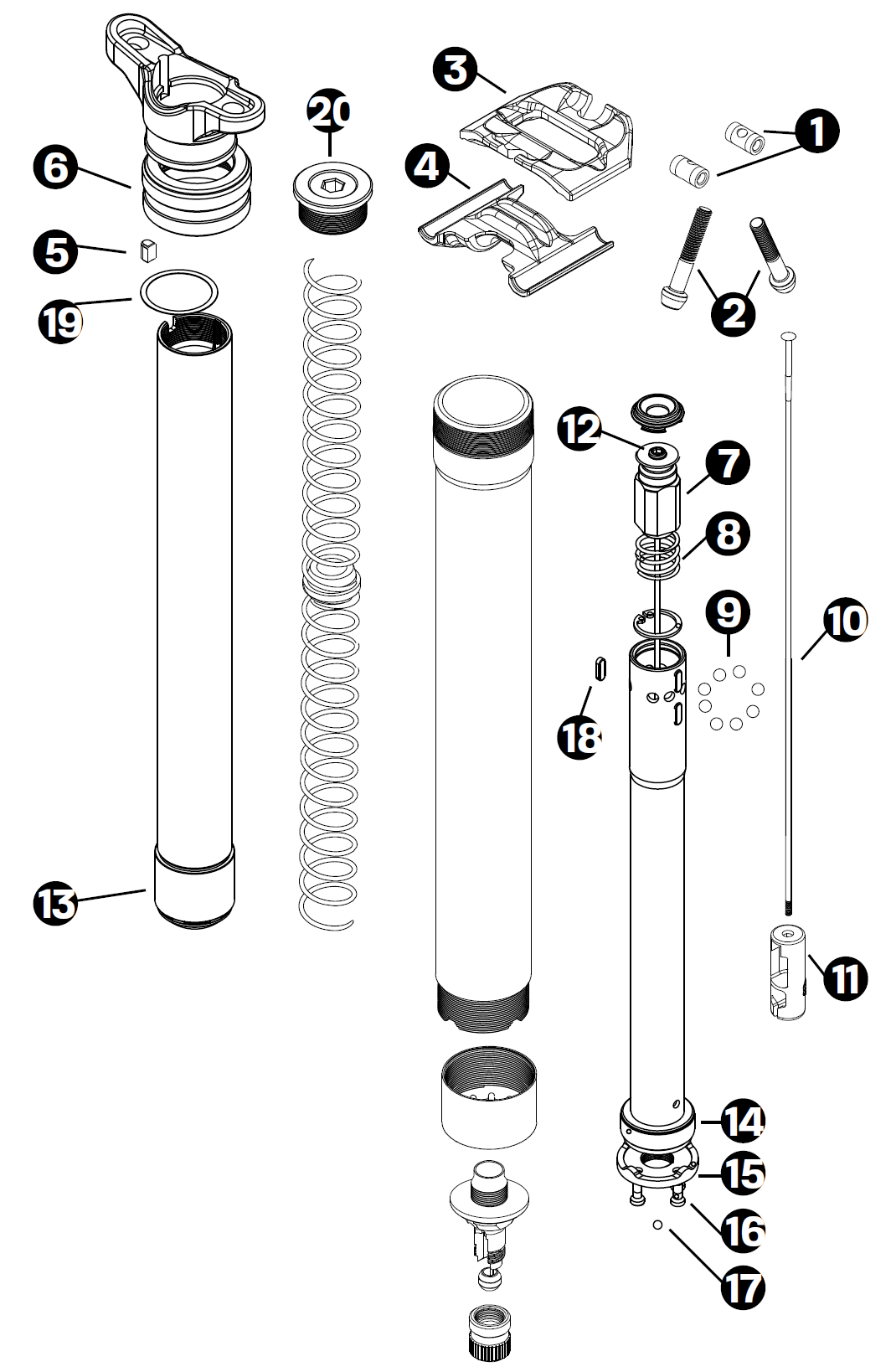 Seatpost parts 2024